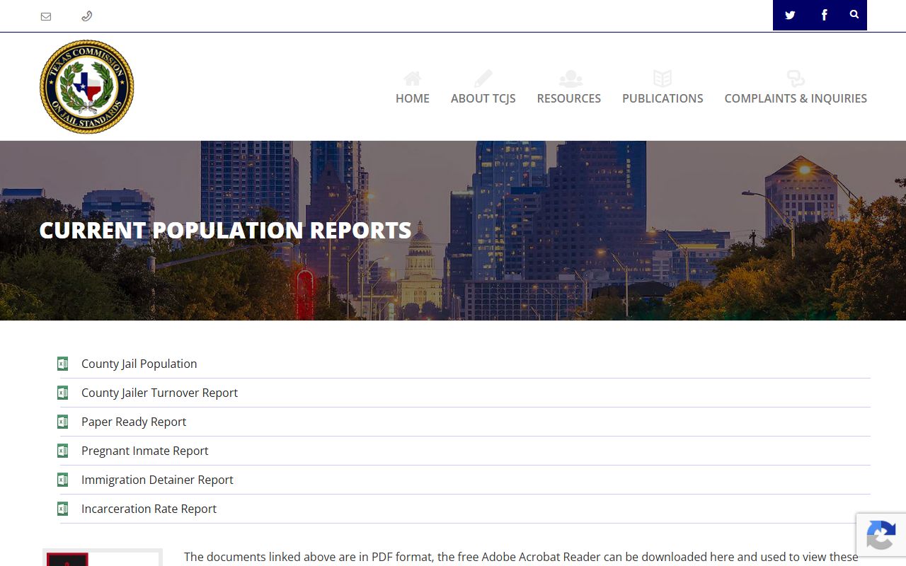 Baylor County inmate population TCJS current population reports